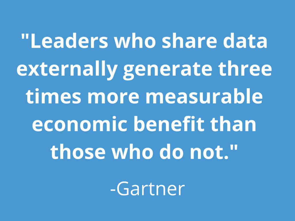 Data-sharing Gartner Quote