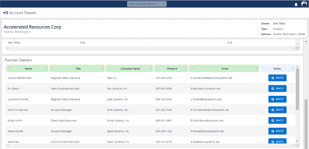 Connect sellers screenshot